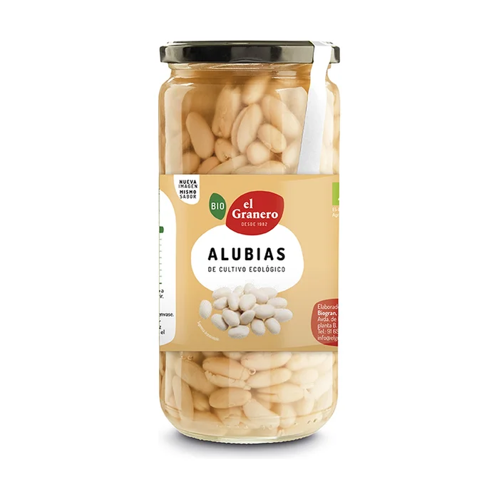 Bio gekochte weiße Bohnen 660 G