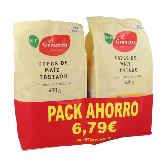Bio geröstete Cornflakes Pack 2 Einheiten à 400G