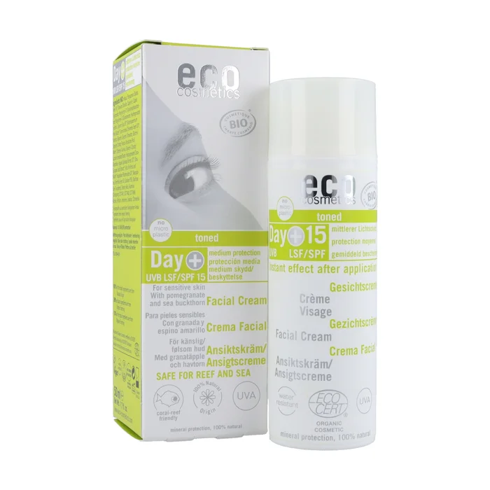 Bio-Gesichtscreme mit Lichtschutzfaktor 15 50 ml