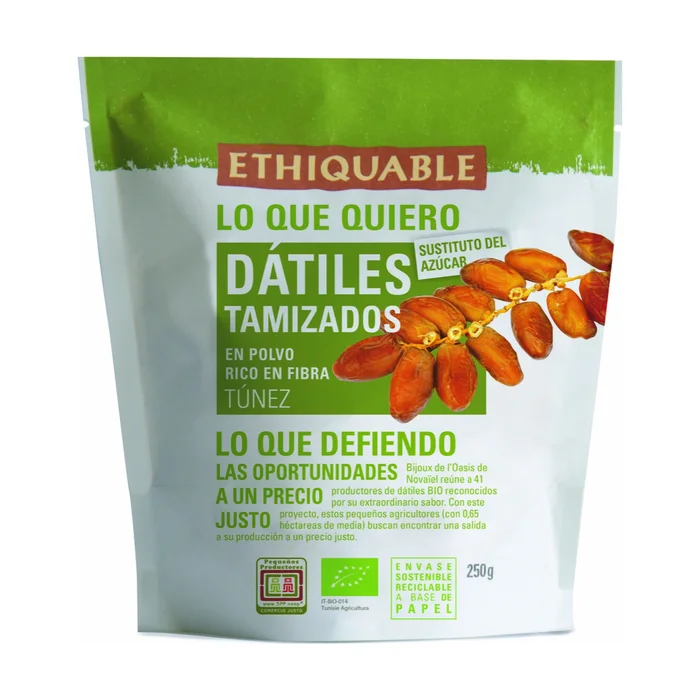 Bio-gesiebte Datteln 250 G Pulver