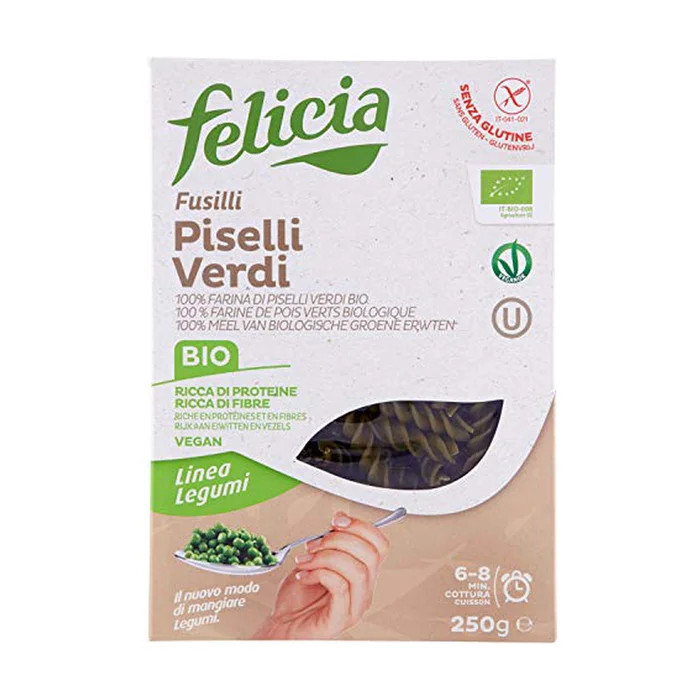Bio grüne Erbsenfusilli 250 G