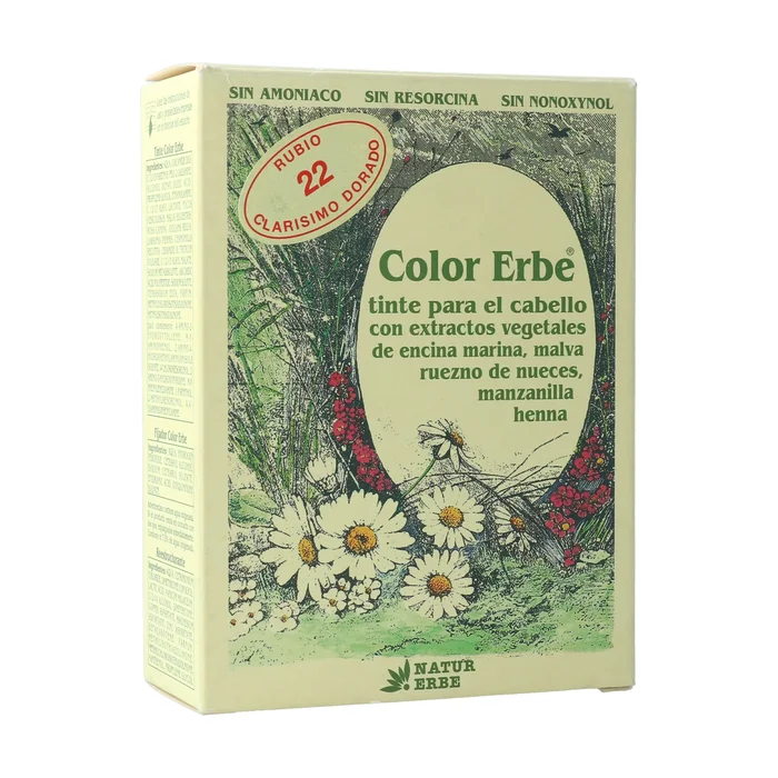 Bio Haarfarbe Nr. 22 sehr helles Goldblond 1 Einheit