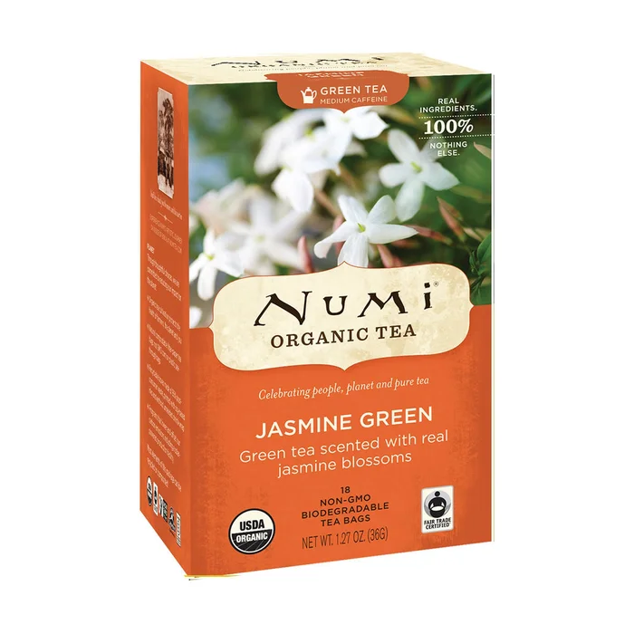 Bio-Jasmin-Grüntee 18 Infusionsbeutel