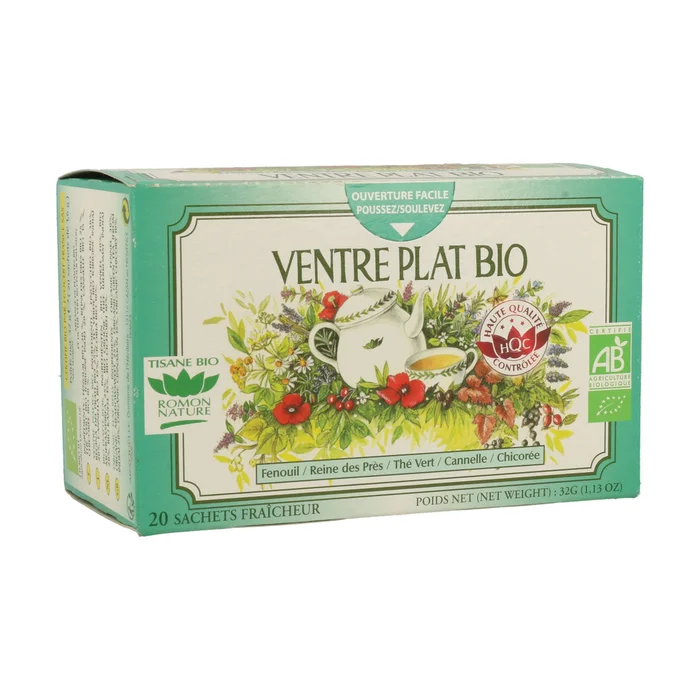 Bio-Kräutertee mit flachem Bauch 20 Infusionsbeutel