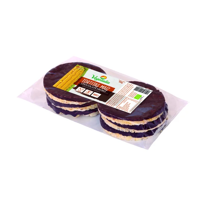 Bio-Maispfannkuchen aus dunkler Schokolade 95 G