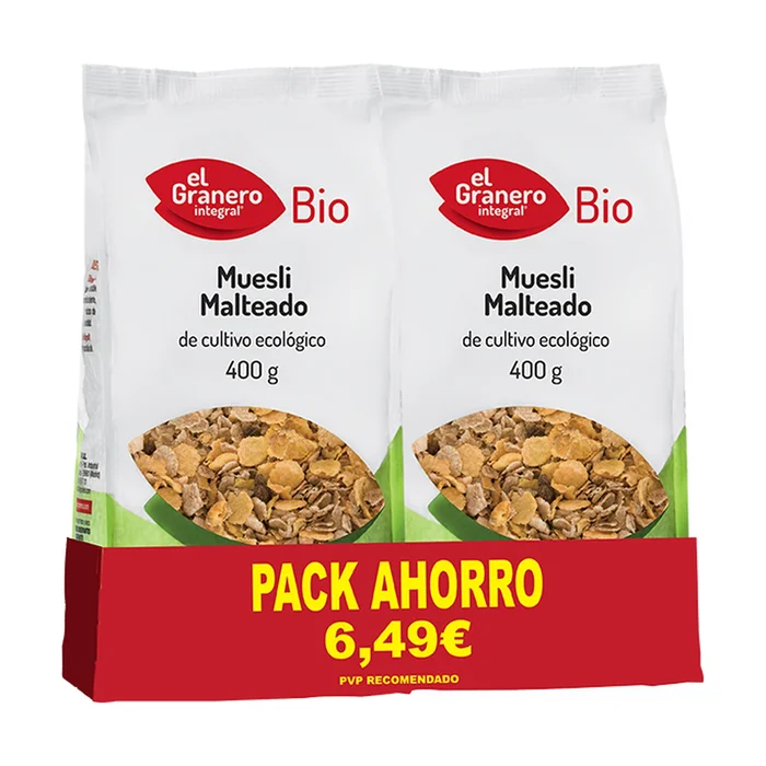 Bio Malted Müsli Pack 2 Einheiten à 400G
