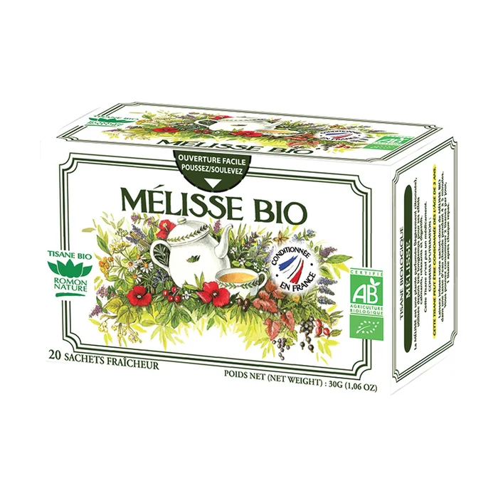 Bio Melisse Kräutertee 20 Infusionsbeutel