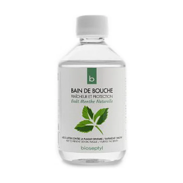 Bio-Minz-Mundwasser mit Messbecher 300 ml