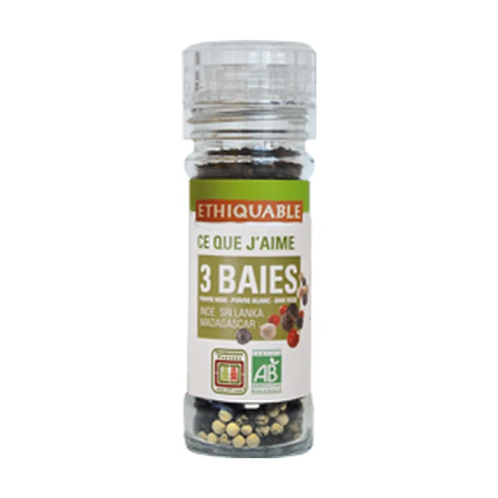 Bio-Paprika mit dreifarbigen Körnern 45 G