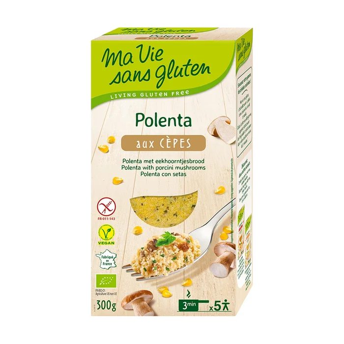 Bio-Polenta mit Steinpilzen 300 G