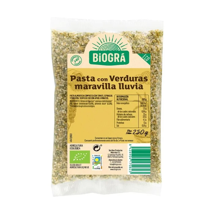 Bio-Regennudeln mit Wundergemüse 250 G