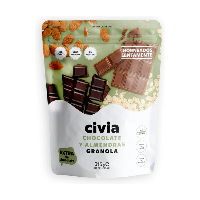Bio-Schokoladen-Mandel-Granola 300 G