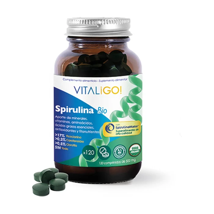Bio-Spirulina 120 Kimprimenrt à 500mg