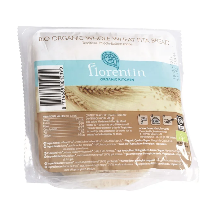 Bio-Vollkorn-Fladenbrot 4 Einheiten