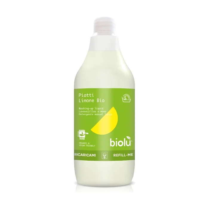 Bio-Zitronen-Handgeschirrspülmittel 1 L.