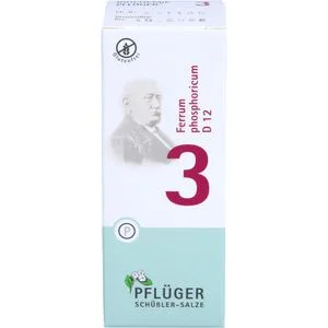 BIOCHEMIE Pflüger 3 Ferrum phosph.D 12 Tabletten 100 St