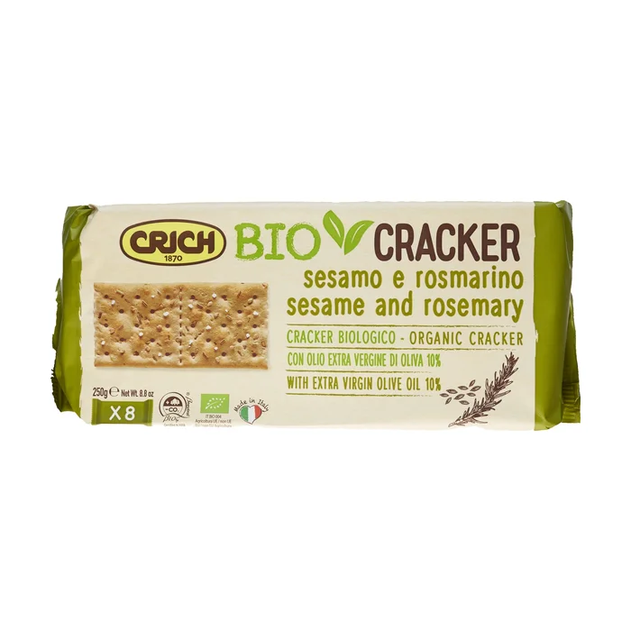 Biocracker aus Sesam und Rosmarin 250 G