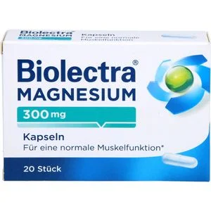 BIOLECTRA Magnesium 300 Kapseln 20 St