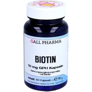 BIOTIN 10 mg GPH Kapseln 60 St