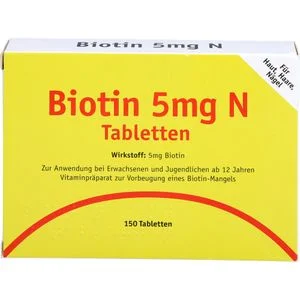 BIOTIN 5 mg N Tabletten 150 St