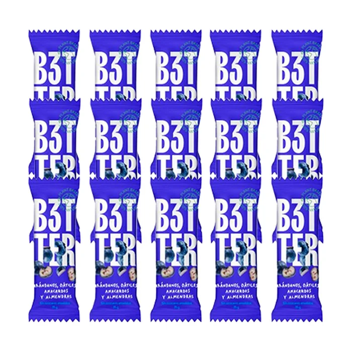 Blaubeerriegel-Packung 15 Einheiten von 35 g