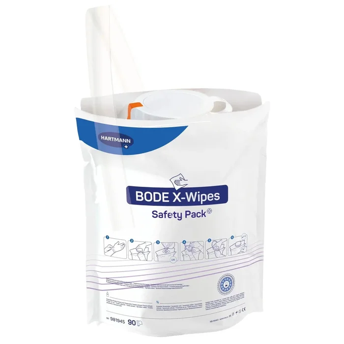 BODE X-Wipes Safety Pack Vliesrolle (90Tücher) Einweg