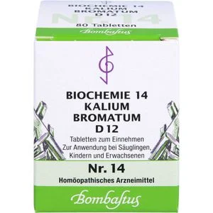 Bombastus BIOCHEMIE 14 Kalium bromatum D 12 Tabletten 80 St
