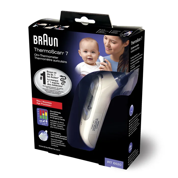 BRAUN ThermoScan 7 Ohrfieberthermometer IRT6520