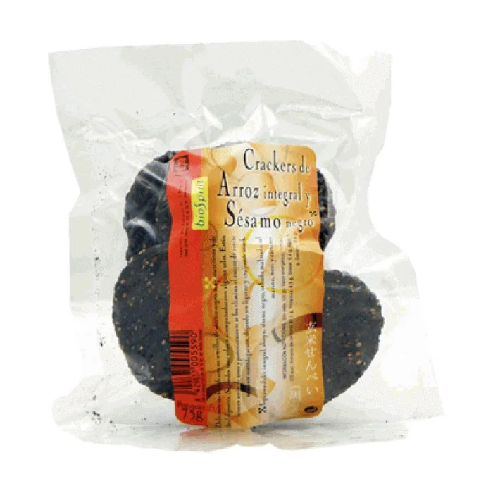 Brauner Reis und schwarzer Sesamcracker 75 G