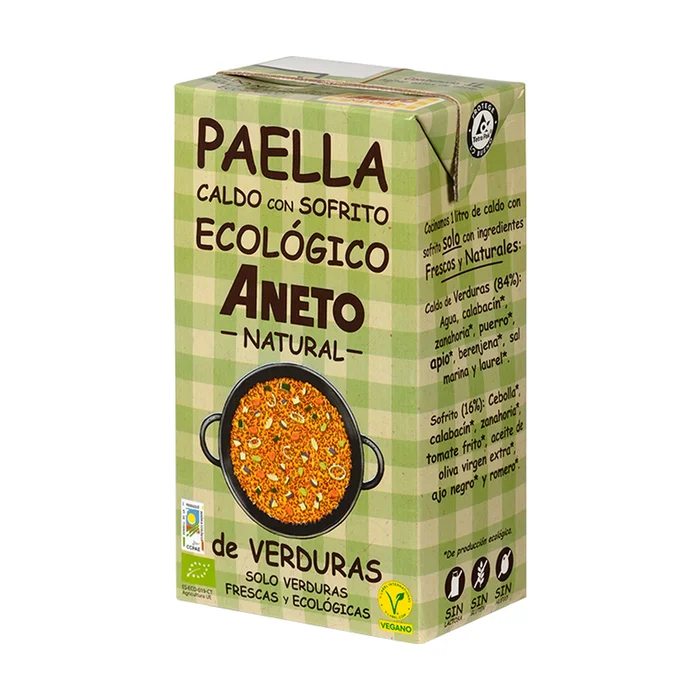 Brühe für Öko-Gemüse-Paella 1 L.