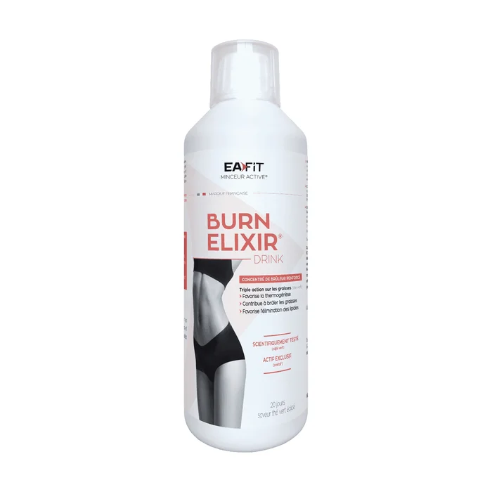 Burn Elixir Drink – würziger grüner Tee 500 ml (Grüner Tee)