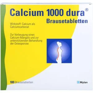 CALCIUM 1000 dura Brausetabletten 100 St