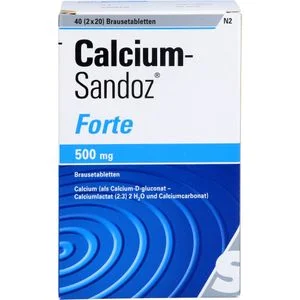 CALCIUM SANDOZ forte Brausetabletten 2X20 St