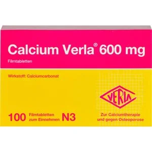 CALCIUM VERLA 600 mg Filmtabletten 100 St