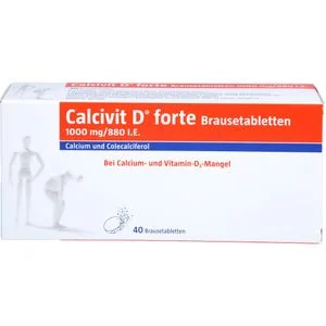 CALCIVIT D forte Brausetabletten 40 St