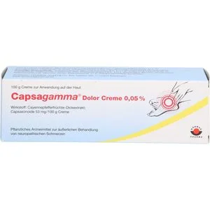 CAPSAGAMMA Dolor Creme 0,05% 100 g