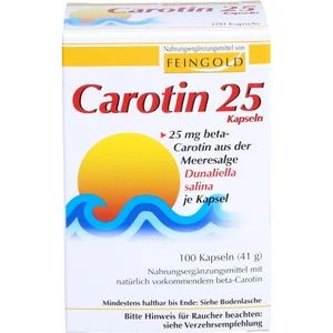 CAROTIN 25 Feingold Kapseln 100 St