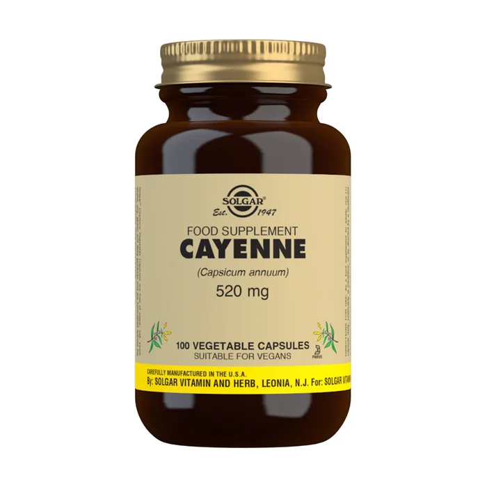 Cayenne 100 Gemüsekapseln (520mg)