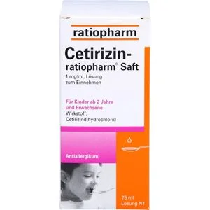 CETIRIZIN ratiopharm Saft 75 ml