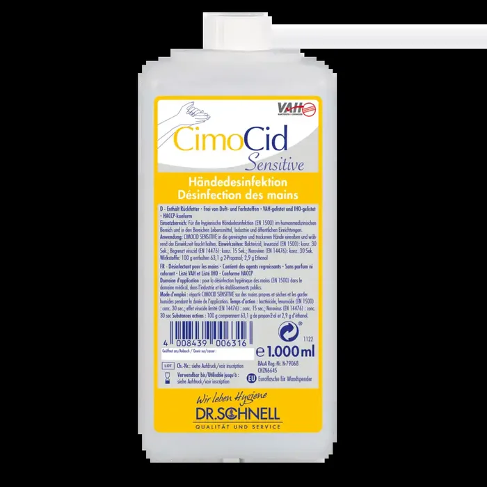 CIMOCID SENSITIVE Spenderflasche EURO 1000 ml