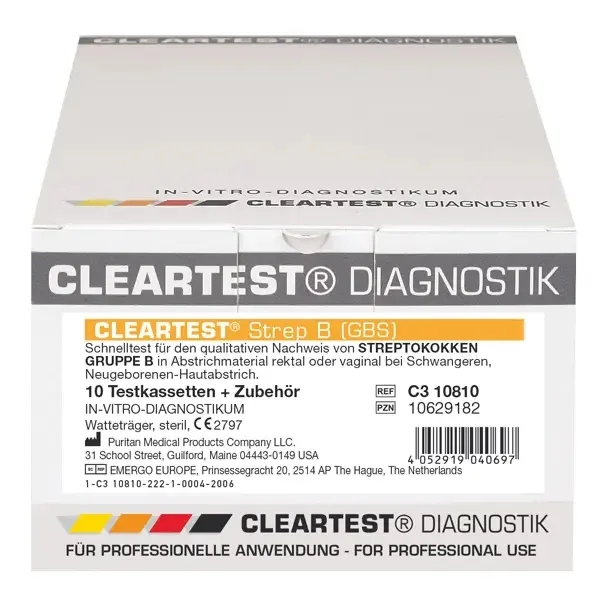 Cleartest Strep B Strep B Kassettentest