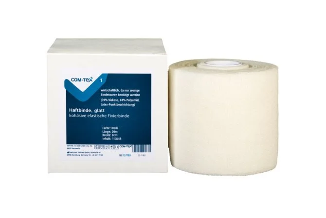 COM-TeX® Haftbinden 8 cm | Glatte Struktur