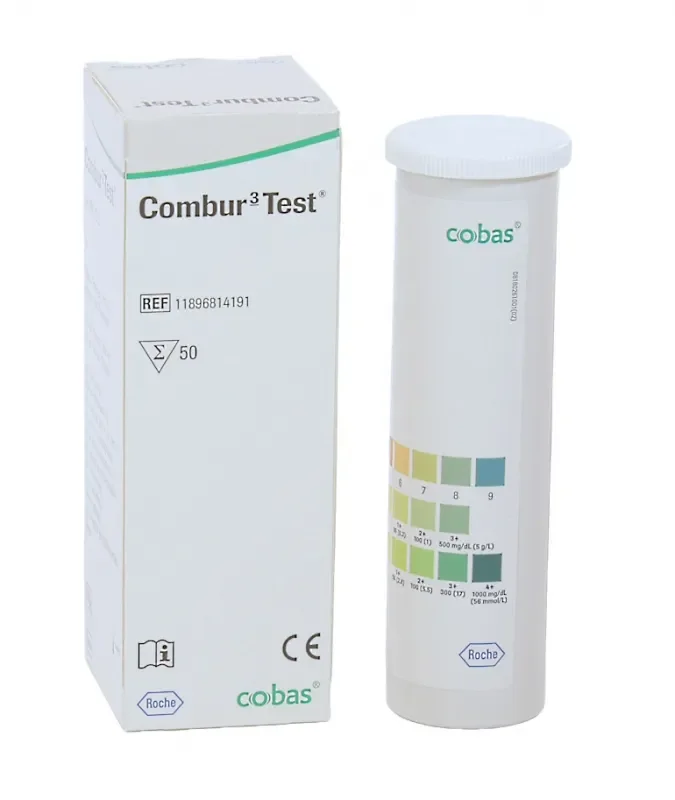 Combur 3 Test Urinteststreifen 50 Stück