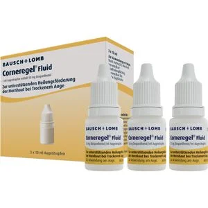 CORNEREGEL Fluid Augentropfen 3X10 ml