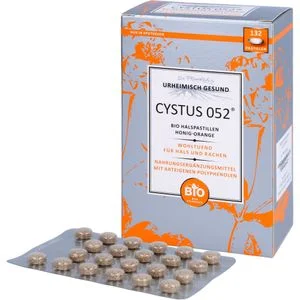 CYSTUS 052 Bio Halspastillen Honig Orange 132 St