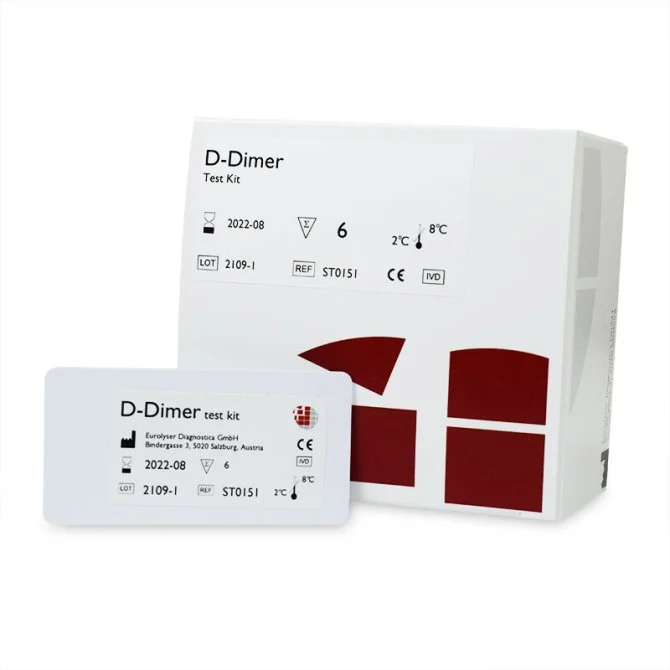 D-Dimer Test für Eurolyser CUBE-S 6 Tests