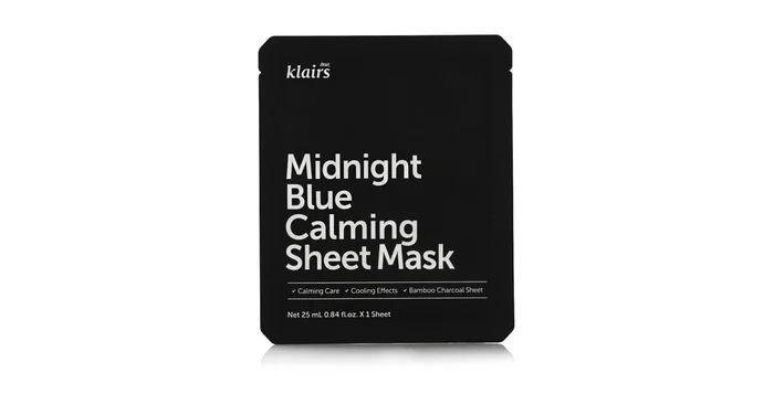 Dear, Klairs Midnight Blue Calming Sheet Mask 25 ml
