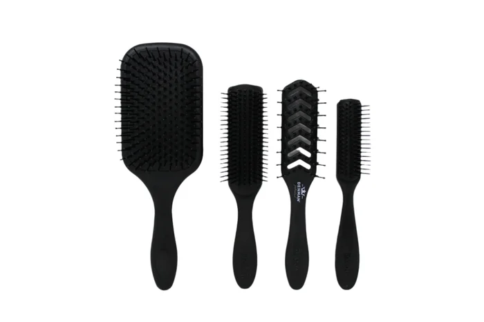 Denman Kit Professionale 4 Spazzole Nere