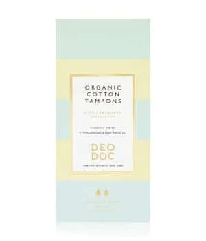 DeoDoc 100 % organic cotton with applicator – regular Tampon