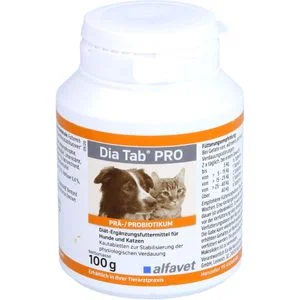 DIA TAB PRO Kautabletten für Hunde und Katzen 100 g